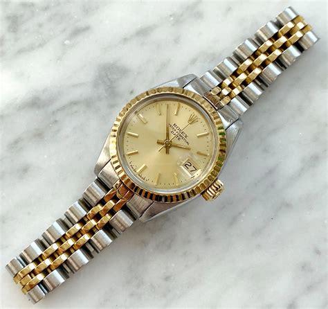 rolex lady datejust jubilee ref 6917 oro distrutto